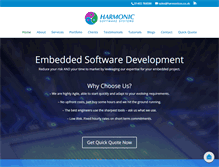 Tablet Screenshot of harmonicss.co.uk
